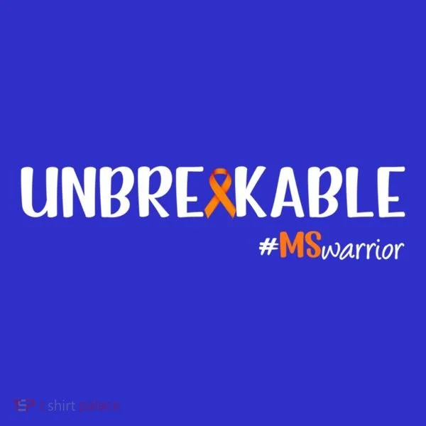 Ms Warrior Multiple Sclerosis Awareness Unbreakable Ms Great Gift Women's Long Sleeve Shirt