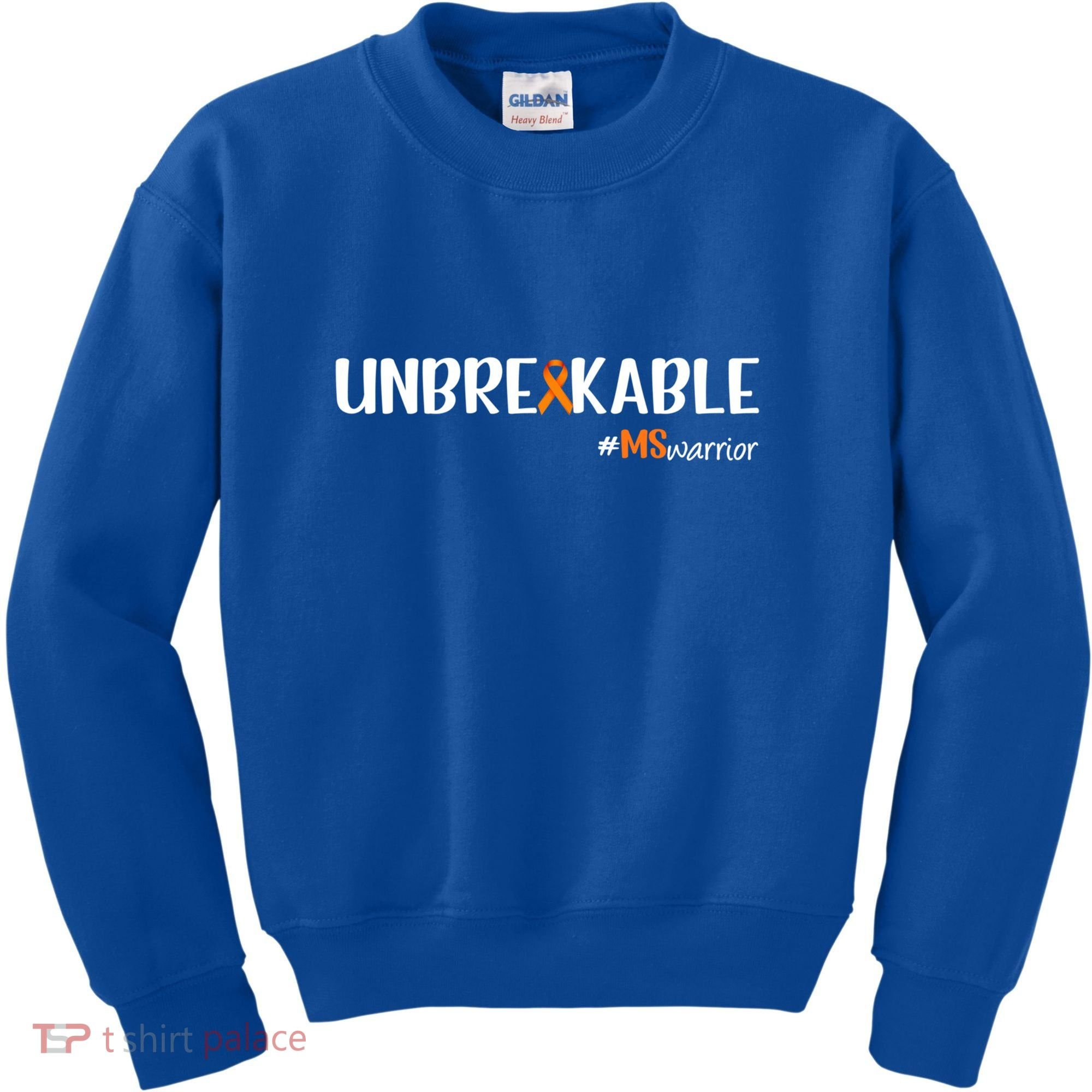 Ms Warrior Multiple Sclerosis Awareness Unbreakable Ms Great Gift Kids Sweatshirt