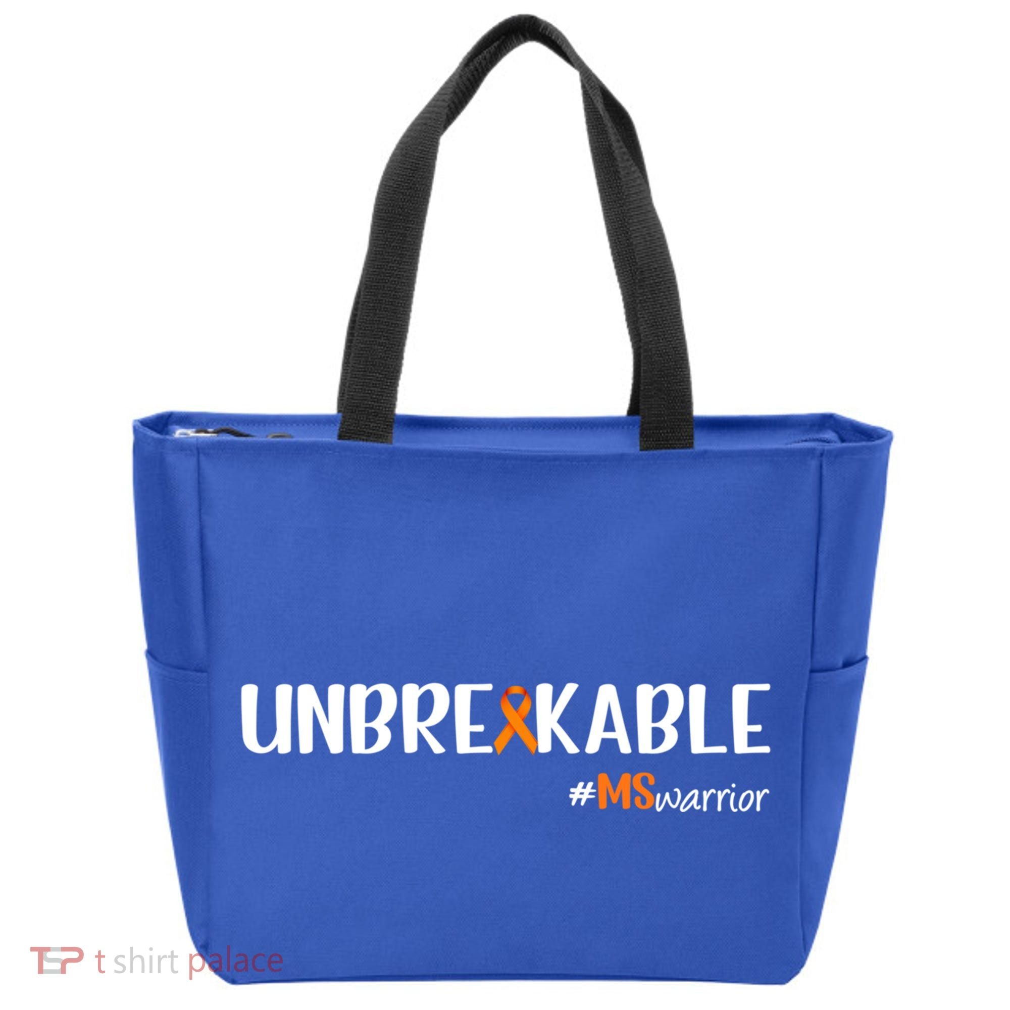Ms Warrior Multiple Sclerosis Awareness Unbreakable Ms Great Gift Tote Bag