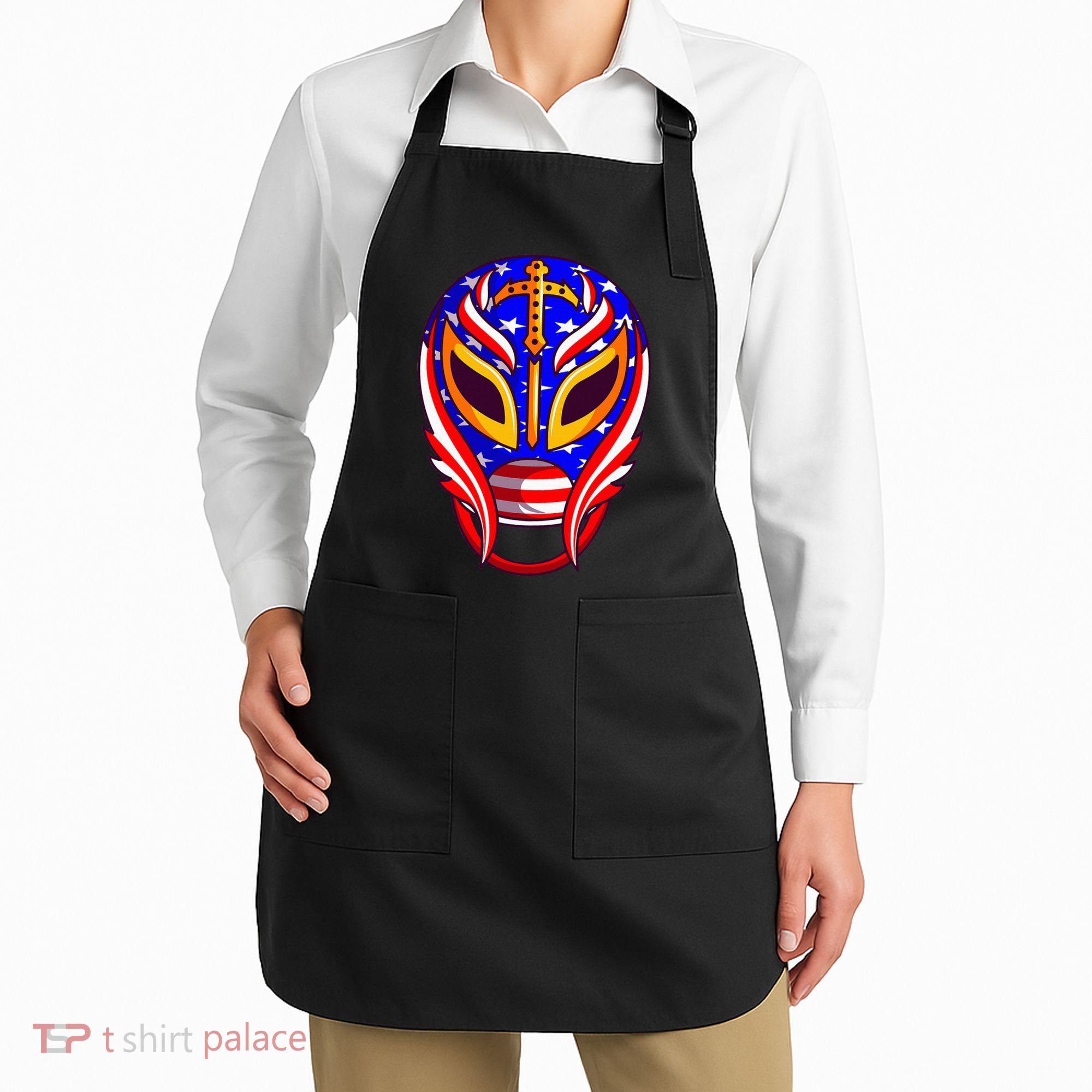 Mexican Wrestling Mask Apron