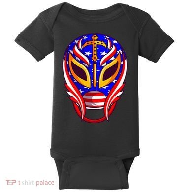Mexican Wrestling Mask Baby Bodysuit