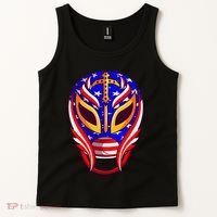 Mexican Wrestling Mask Tank Top thumb 2