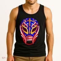 Mexican Wrestling Mask Tank Top thumb 3