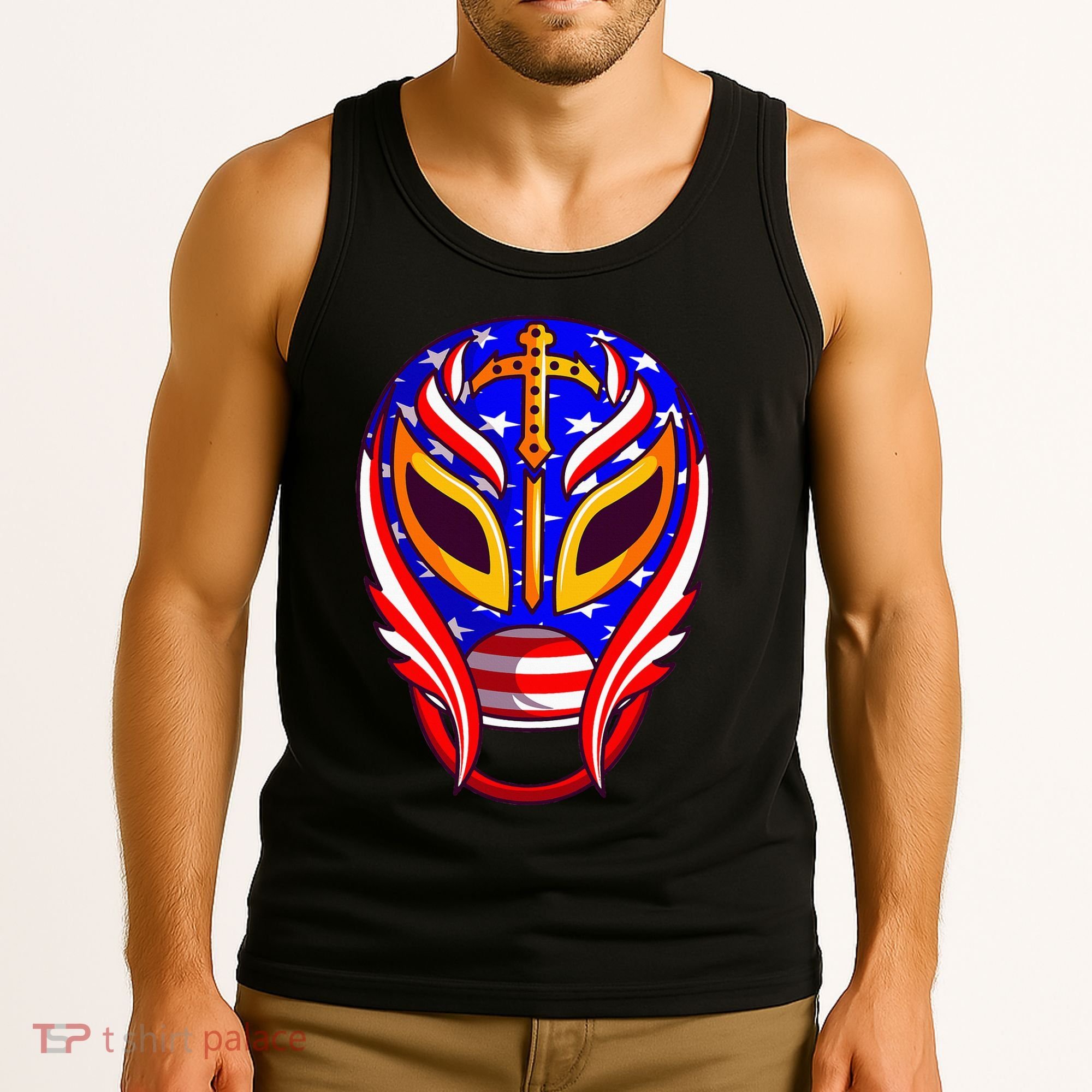 Mexican Wrestling Mask Tank Top