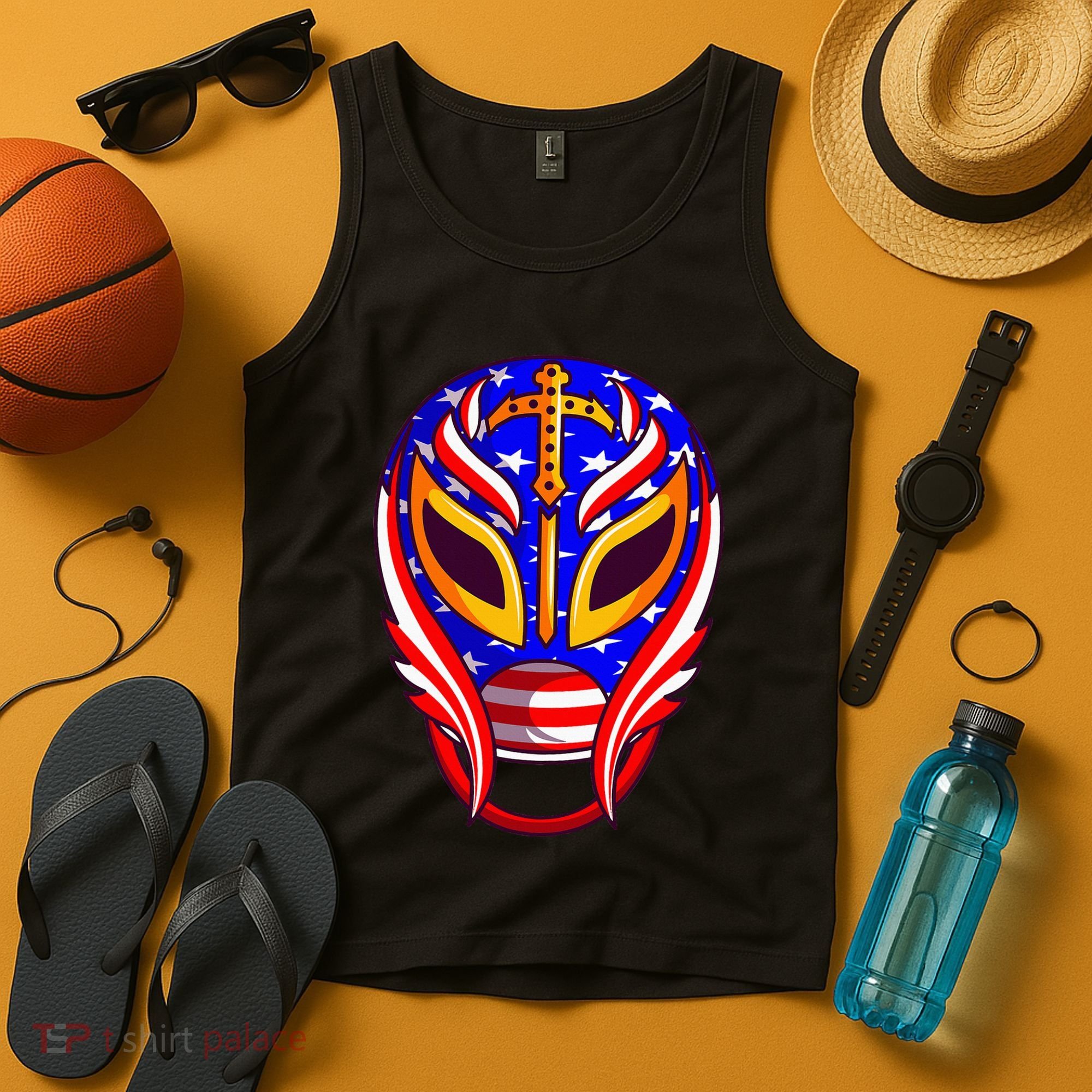 Mexican Wrestling Mask Tank Top