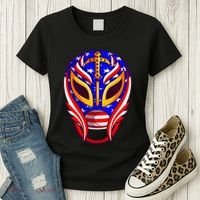 Mexican Wrestling Mask Women's T-Shirt thumb 3