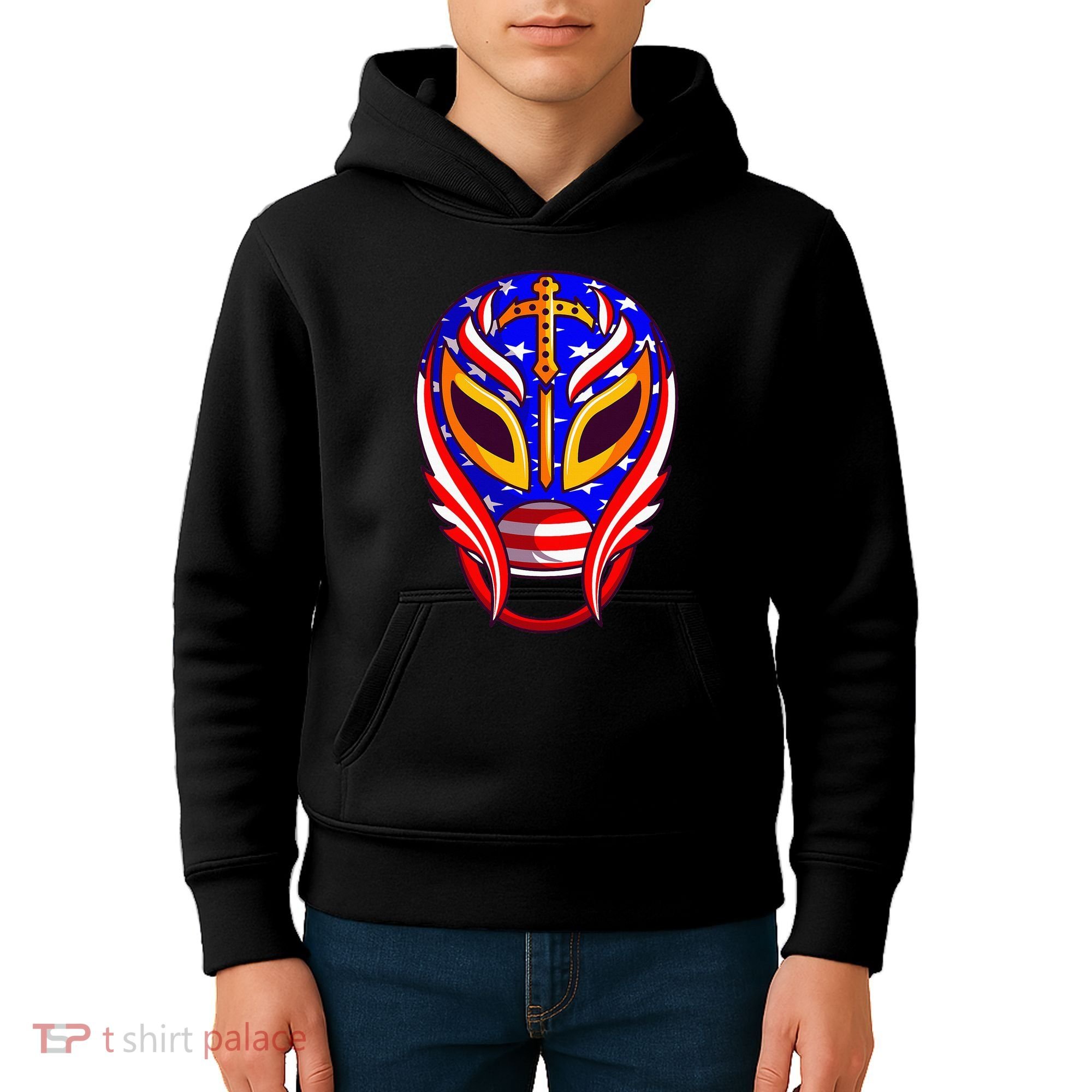 Mexican Wrestling Mask Kids Hoodie