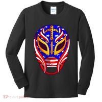 Mexican Wrestling Mask Kids Long Sleeve Shirt thumb 0
