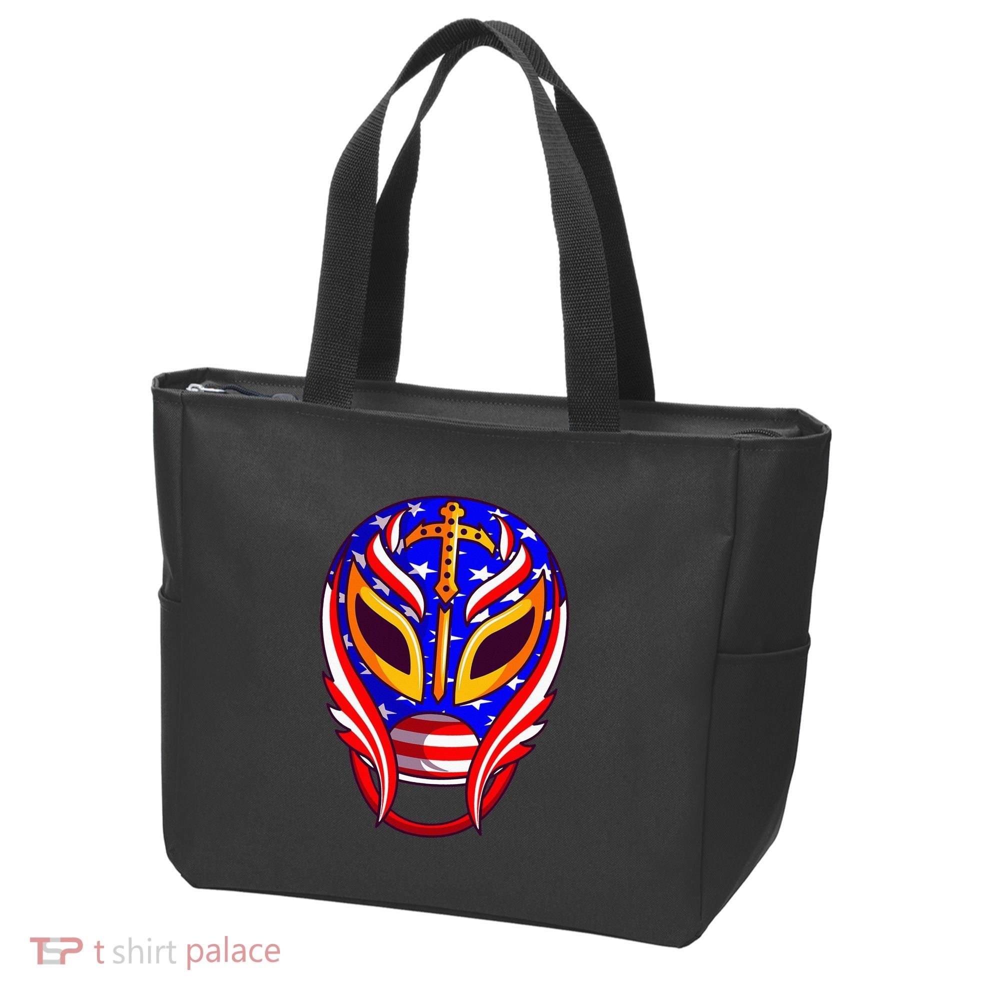 Mexican Wrestling Mask Tote Bag