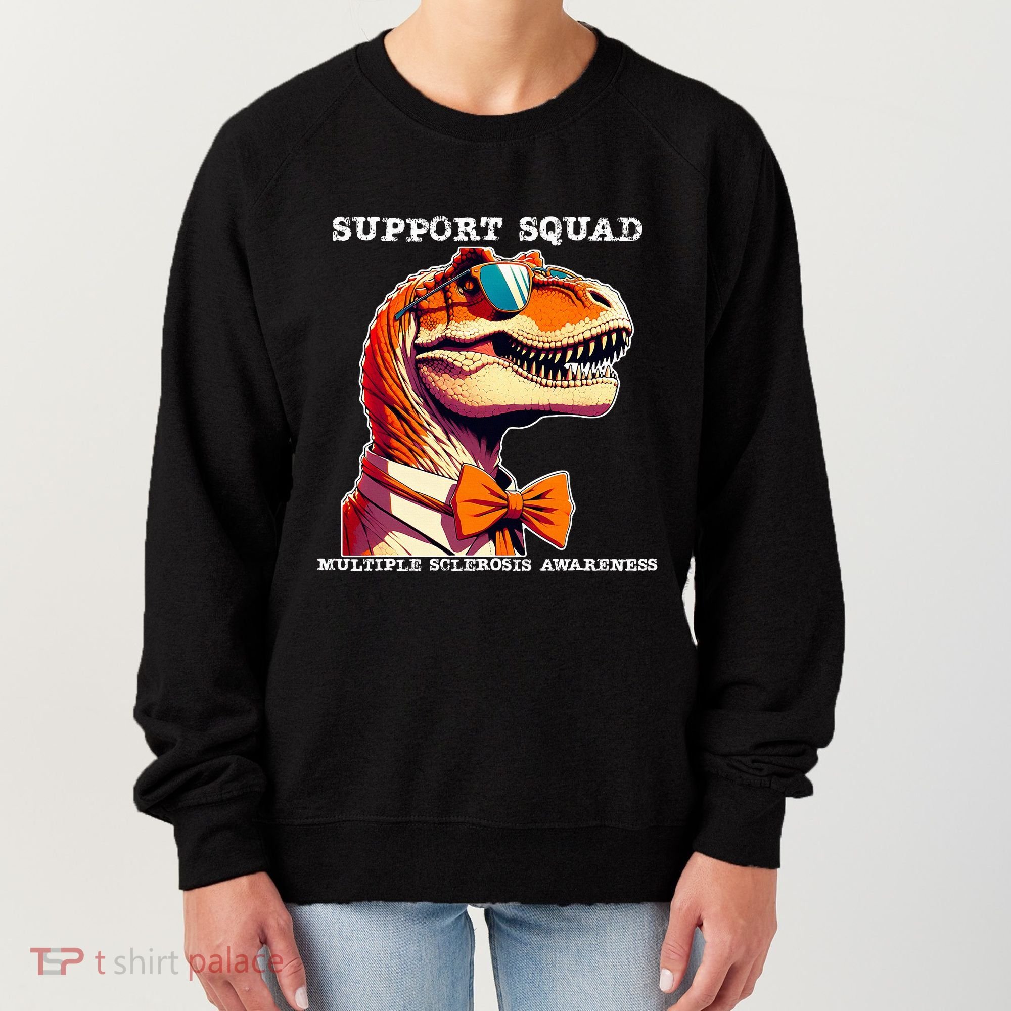 Ms Warrior Ms Support Squad Multiple Sclerosis Awareness Women's Sweatshirt