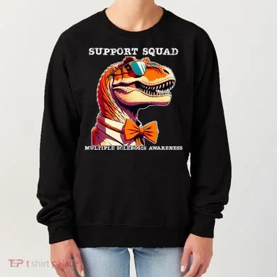 Ms Warrior Ms Support Squad Multiple Sclerosis Awareness Women's Sweatshirt