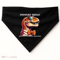 Ms Warrior Ms Support Squad Multiple Sclerosis Awareness USA-Made Doggie Bandana thumb 0