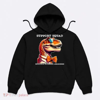 Ms Warrior Ms Support Squad Multiple Sclerosis Awareness Hoodie
