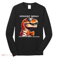 Ms Warrior Ms Support Squad Multiple Sclerosis Awareness Long Sleeve Shirt thumb 0