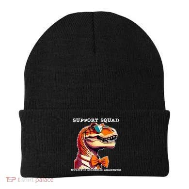 Ms Warrior Ms Support Squad Multiple Sclerosis Awareness Beanie