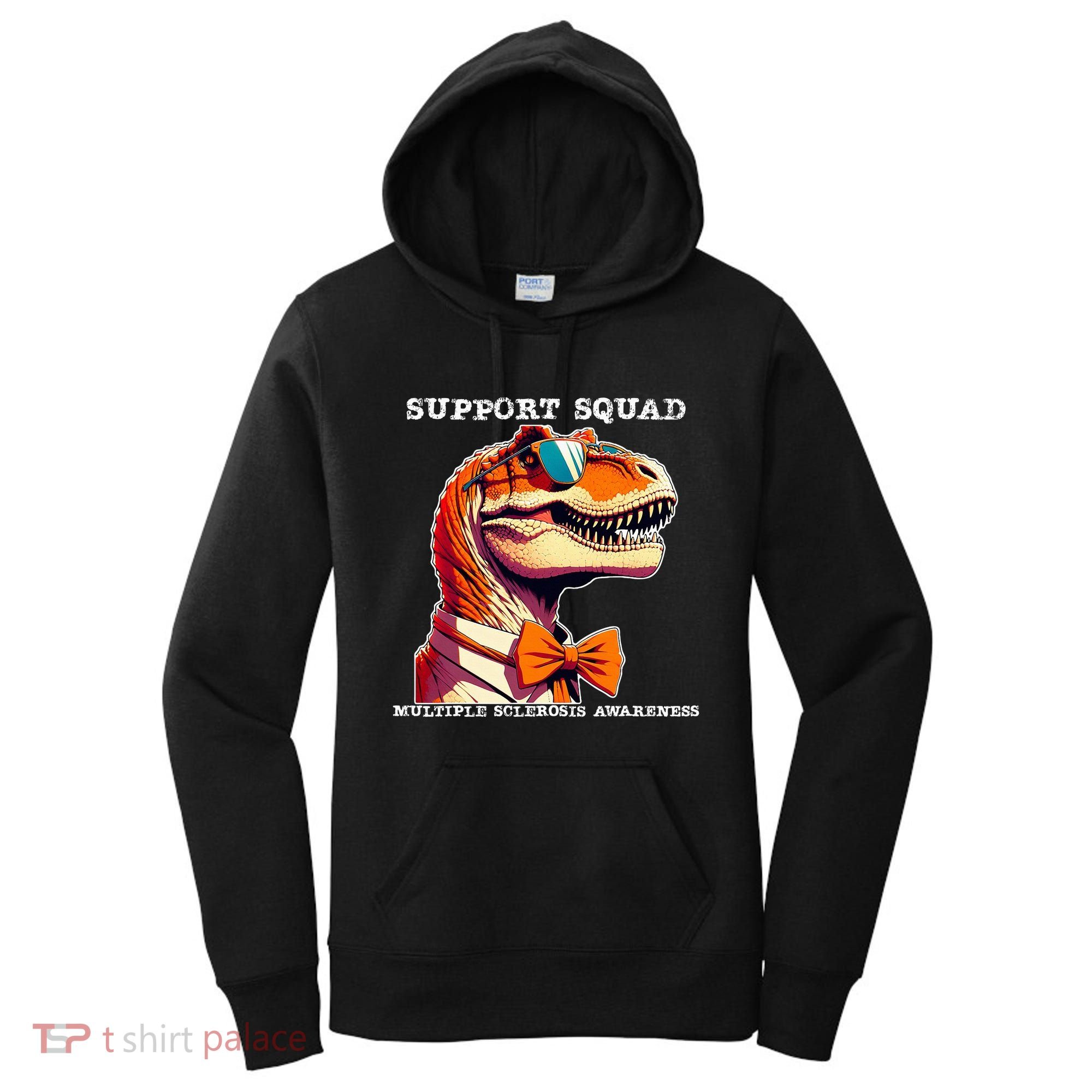 Ms Warrior Ms Support Squad Multiple Sclerosis Awareness Women's Hoodie