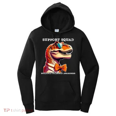 Ms Warrior Ms Support Squad Multiple Sclerosis Awareness Women's Hoodie