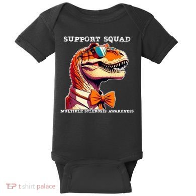 Ms Warrior Ms Support Squad Multiple Sclerosis Awareness Baby Bodysuit