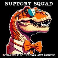 Ms Warrior Ms Support Squad Multiple Sclerosis Awareness Toddler Hoodie thumb 2