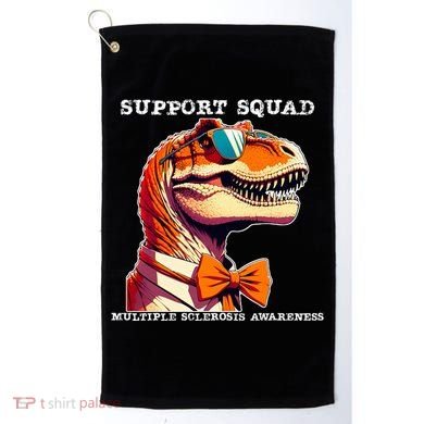 Ms Warrior Ms Support Squad Multiple Sclerosis Awareness Golf Towel