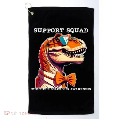 Ms Warrior Ms Support Squad Multiple Sclerosis Awareness Golf Towel