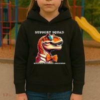Ms Warrior Ms Support Squad Multiple Sclerosis Awareness Kids Hoodie thumb 3