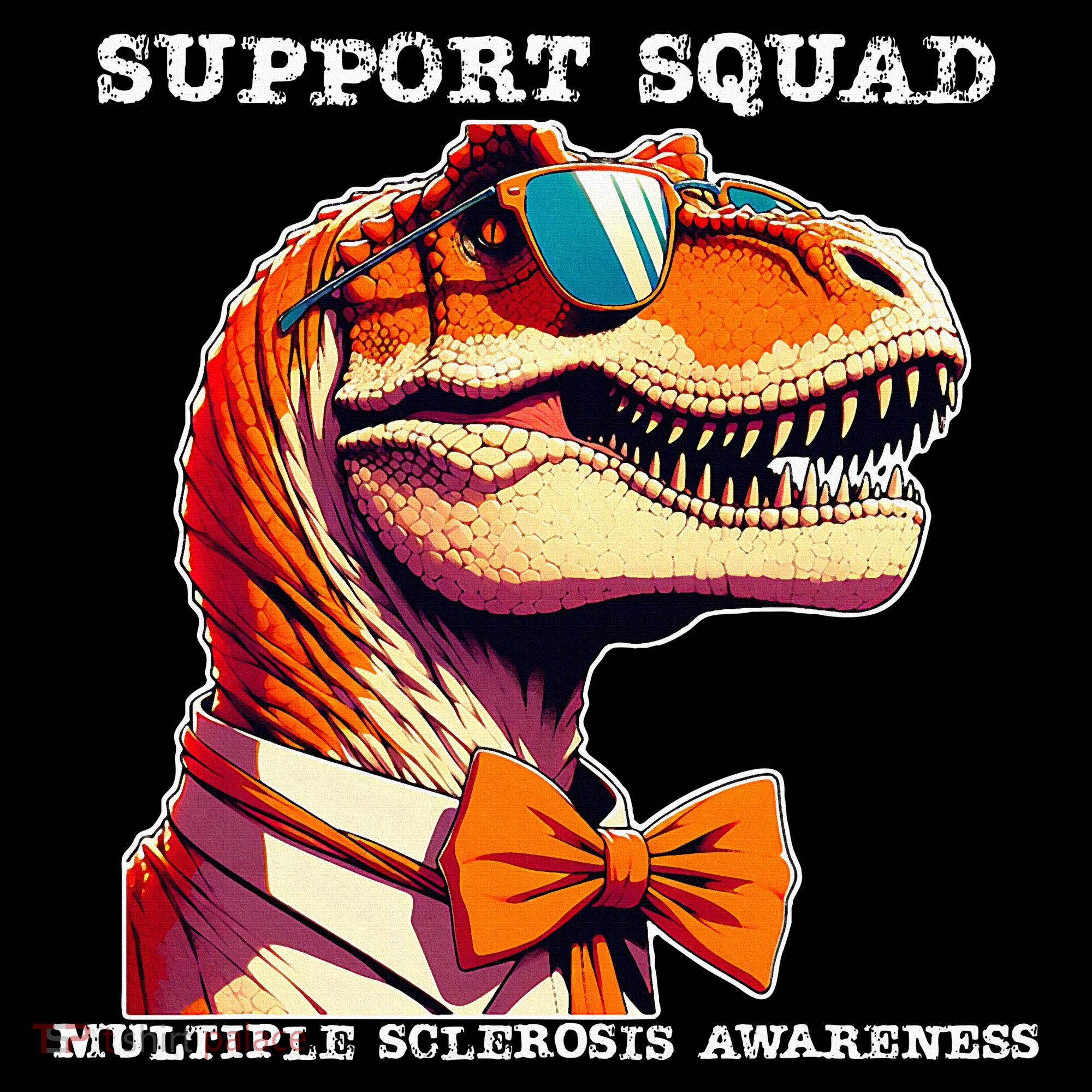 Ms Warrior Ms Support Squad Multiple Sclerosis Awareness Kids Hoodie
