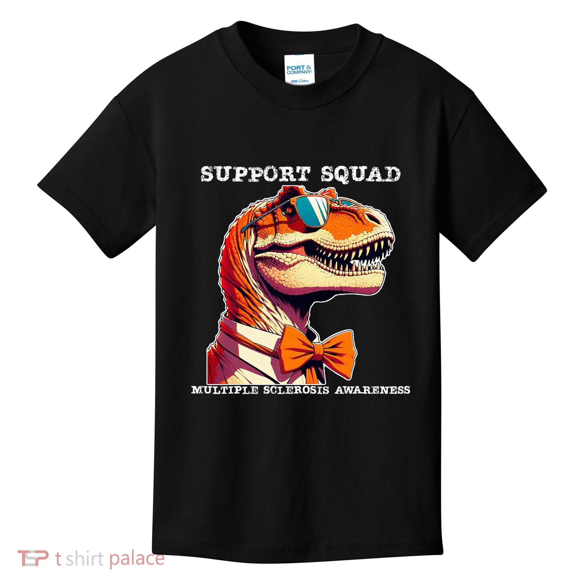 Ms Warrior Ms Support Squad Multiple Sclerosis Awareness Kids T-Shirt