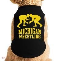 Michigan Wrestling Doggie Tank thumb 0