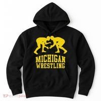 Michigan Wrestling Hoodie thumb 0