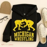 Michigan Wrestling Hoodie thumb 4