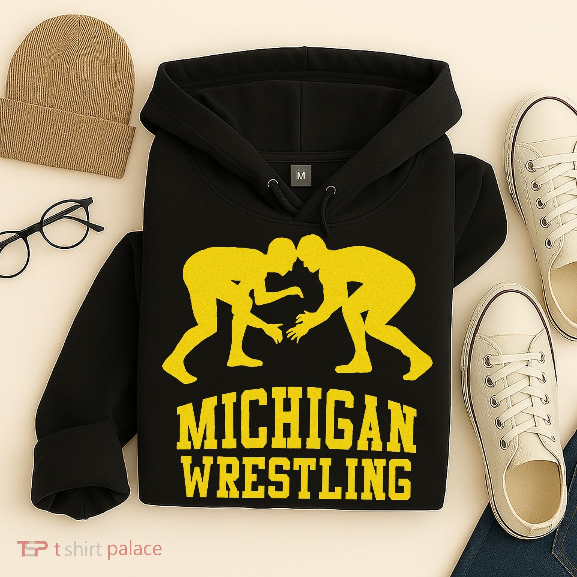Michigan Wrestling Hoodie