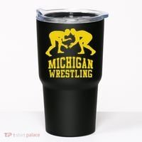 Michigan Wrestling Tumbler thumb 0