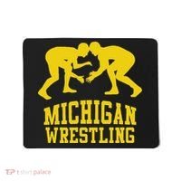 Michigan Wrestling Mousepad thumb 0
