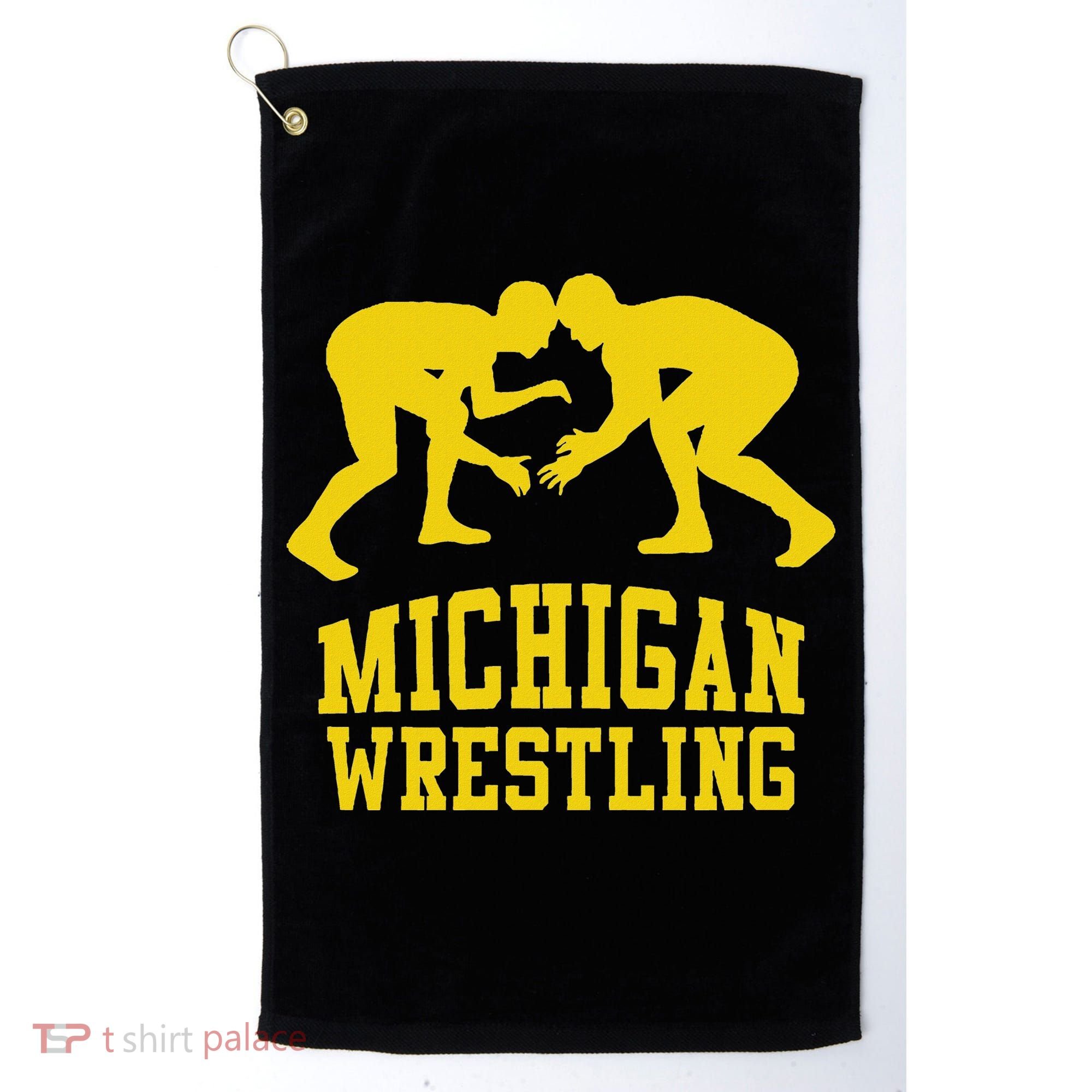 Michigan Wrestling Golf Towel