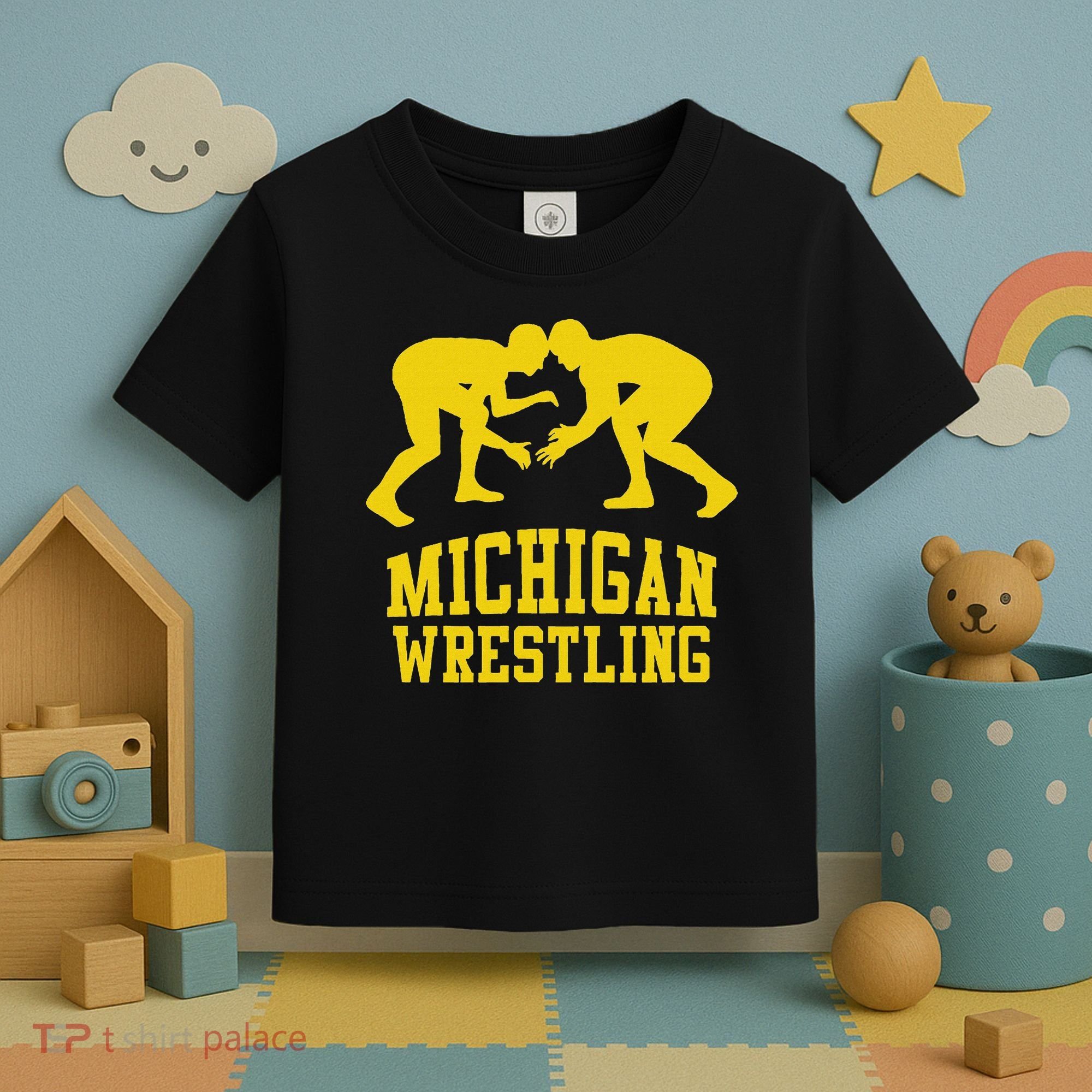 Michigan Wrestling Toddler T-Shirt