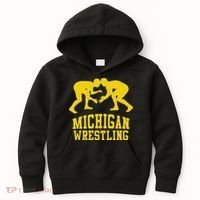 Michigan Wrestling Kids Hoodie thumb 0