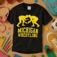 Michigan Wrestling Kids T-Shirt thumb 3