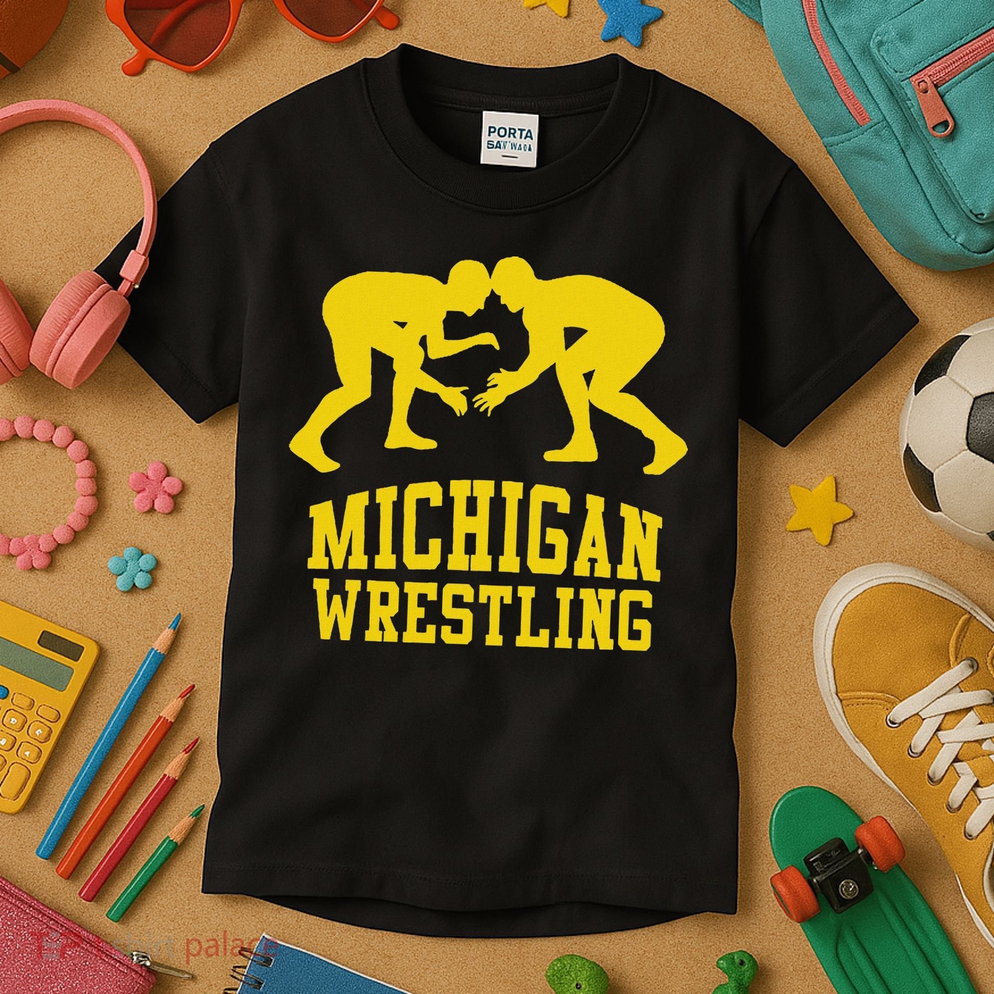 Michigan Wrestling Kids T-Shirt