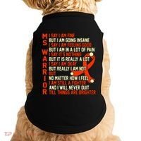Ms Warrior Multiple Sclerosis Awareness Graphic Doggie Tank thumb 0