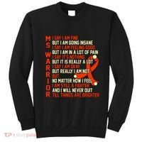 Ms Warrior Multiple Sclerosis Awareness Graphic Sweatshirt thumb 0