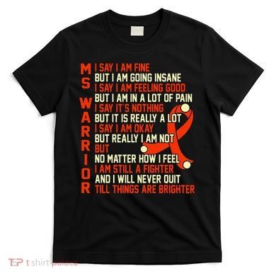 Ms Warrior Multiple Sclerosis Awareness Graphic T-Shirt