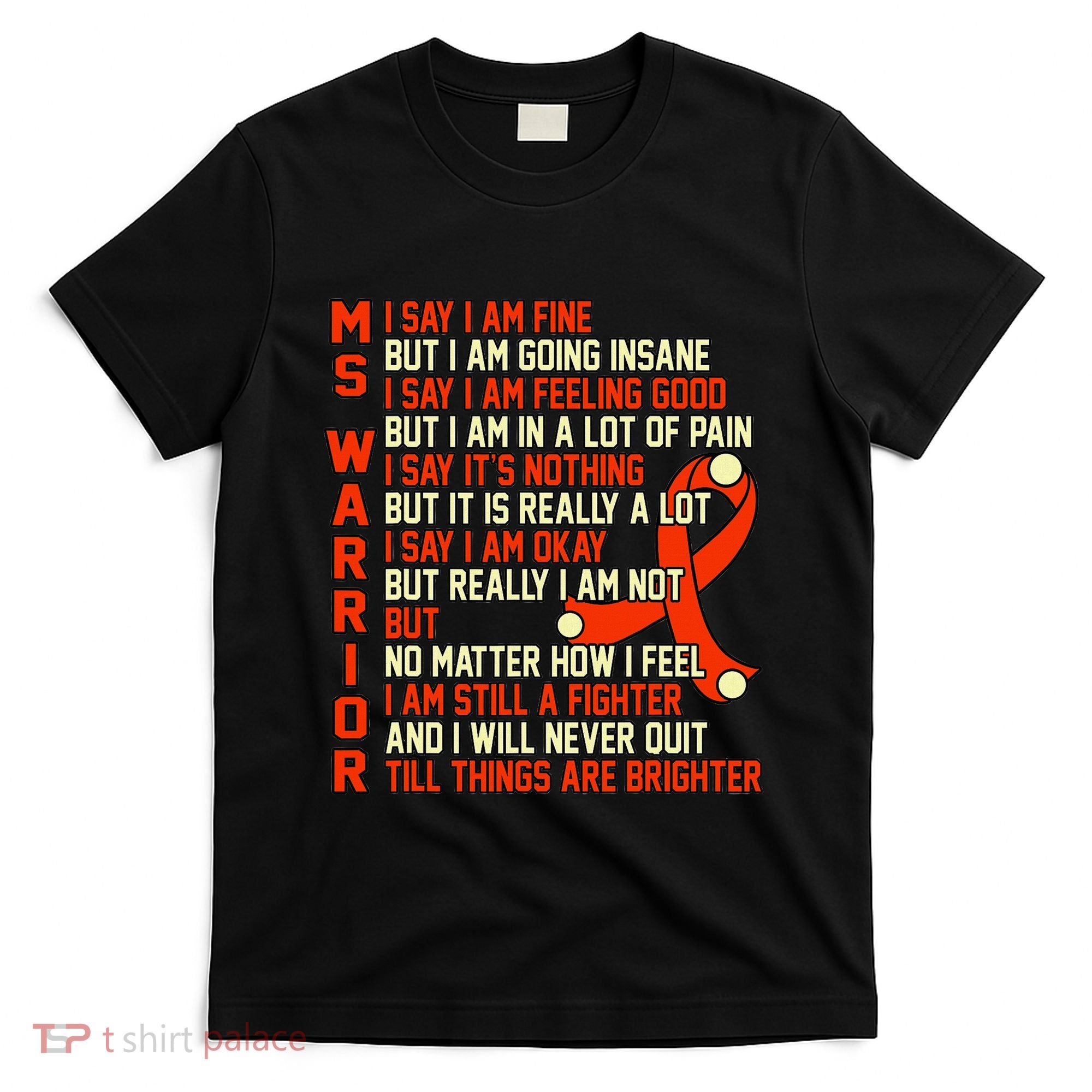 Ms Warrior Multiple Sclerosis Awareness Graphic T-Shirt
