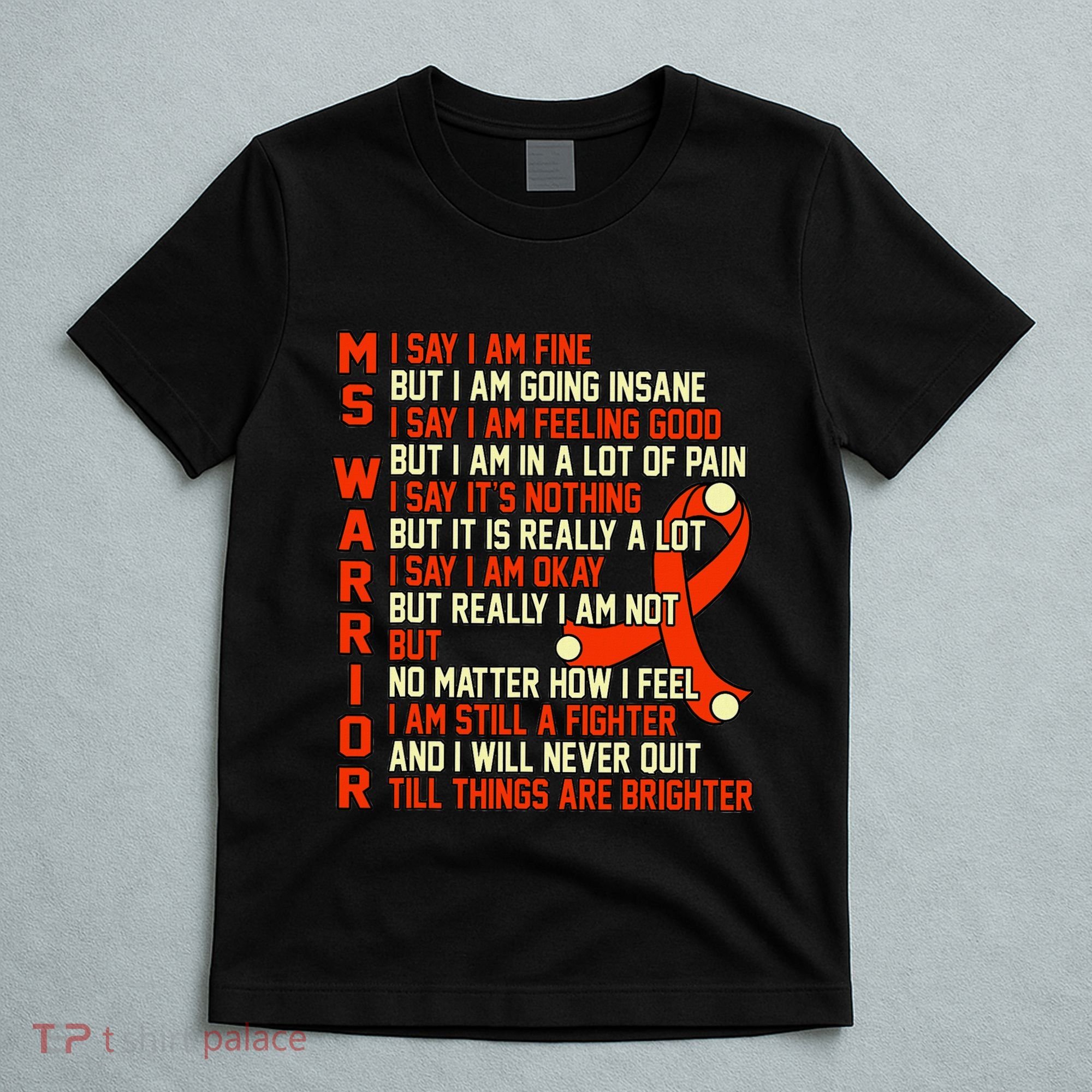 Ms Warrior Multiple Sclerosis Awareness Graphic T-Shirt