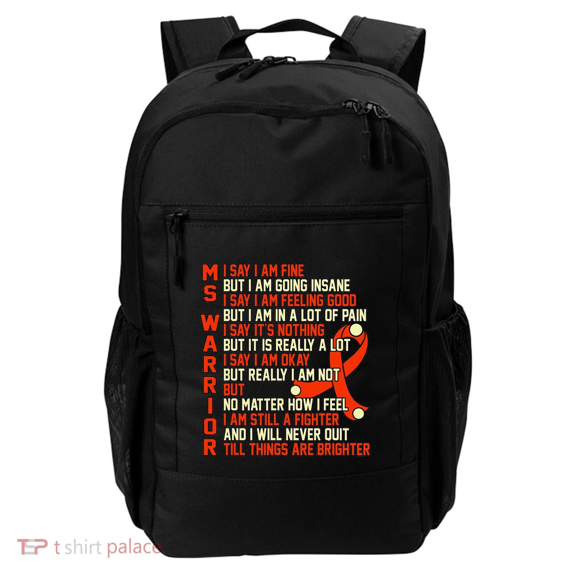 Ms Warrior Multiple Sclerosis Awareness Graphic Backpack