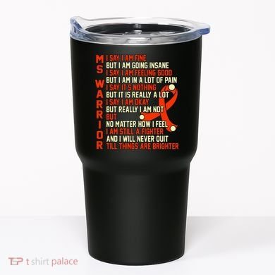 Ms Warrior Multiple Sclerosis Awareness Graphic Tumbler