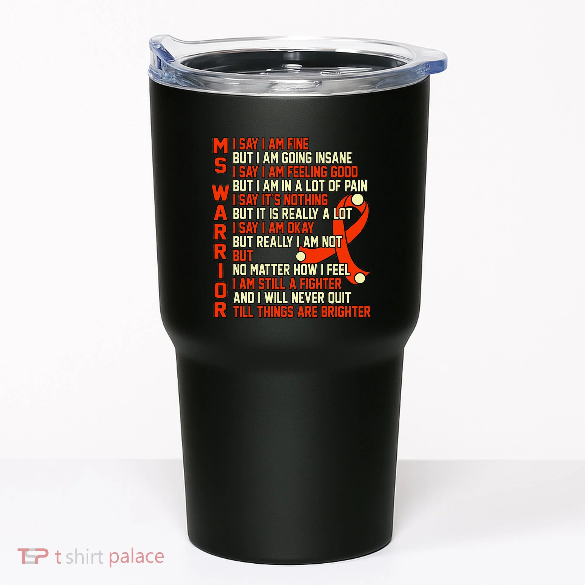 Ms Warrior Multiple Sclerosis Awareness Graphic Tumbler