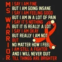 Ms Warrior Multiple Sclerosis Awareness Graphic Tumbler thumb 3