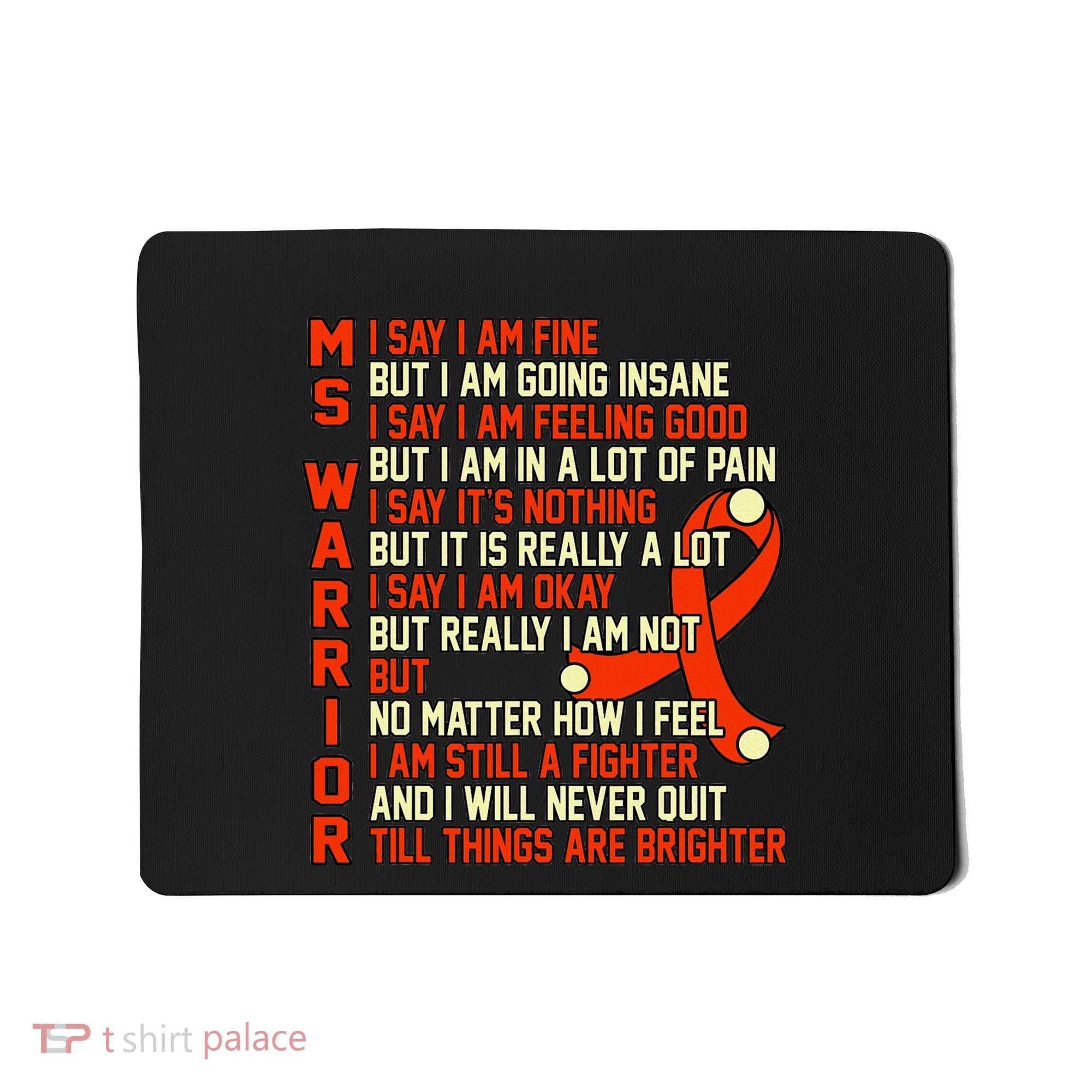 Ms Warrior Multiple Sclerosis Awareness Graphic Mousepad