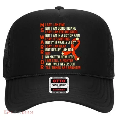 Ms Warrior Multiple Sclerosis Awareness Graphic Hat